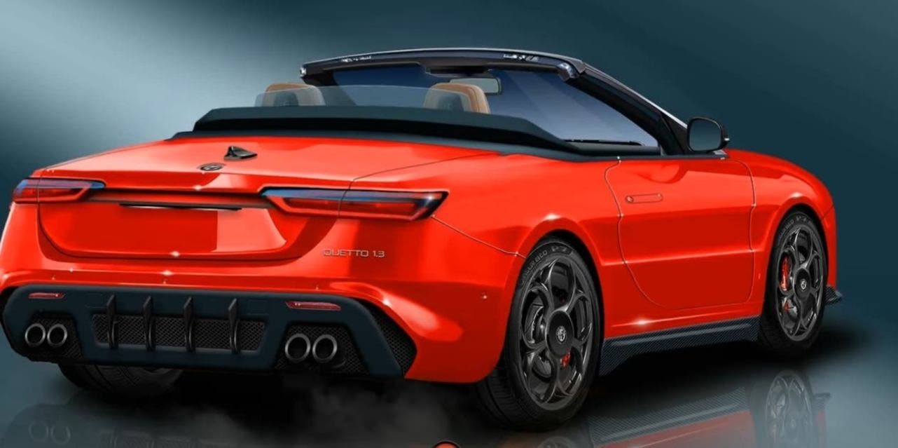 alfa Romeo Duetto render