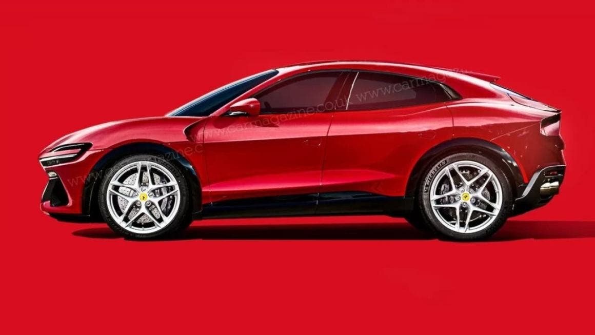 Ferrari EV render