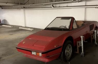 1981 Ferrari Mondial cut in half in LA