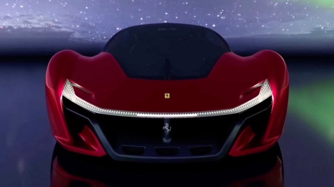 Ferrari electric render