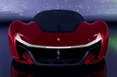 Ferrari electric render