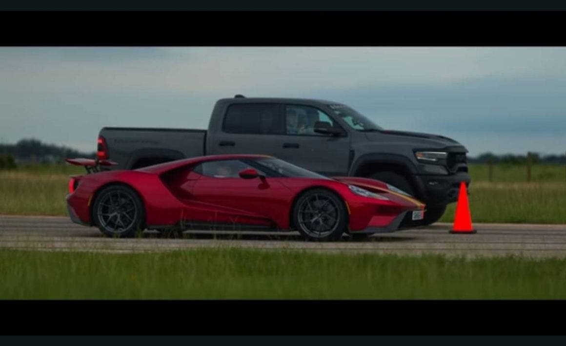 Ford GT vs Ram 1500 TRX