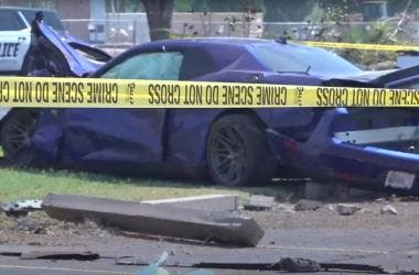 Dodge Challenger Crash