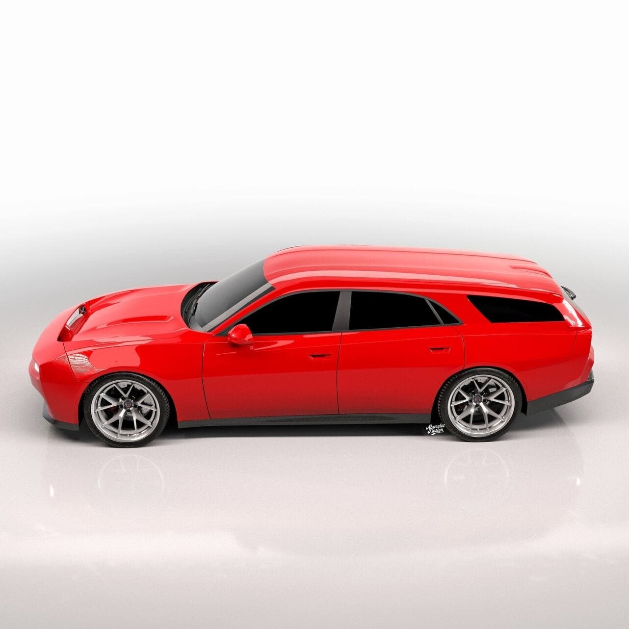 Dodge Charger Hellcat Station Wagon render