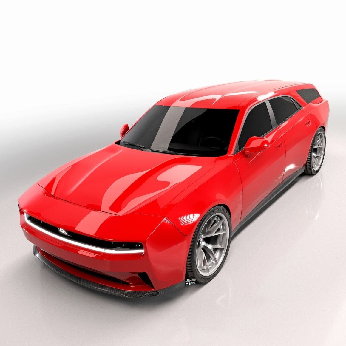 Dodge Charger Hellcat Station Wagon render