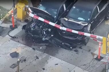 Dodge Durango Detroit crash