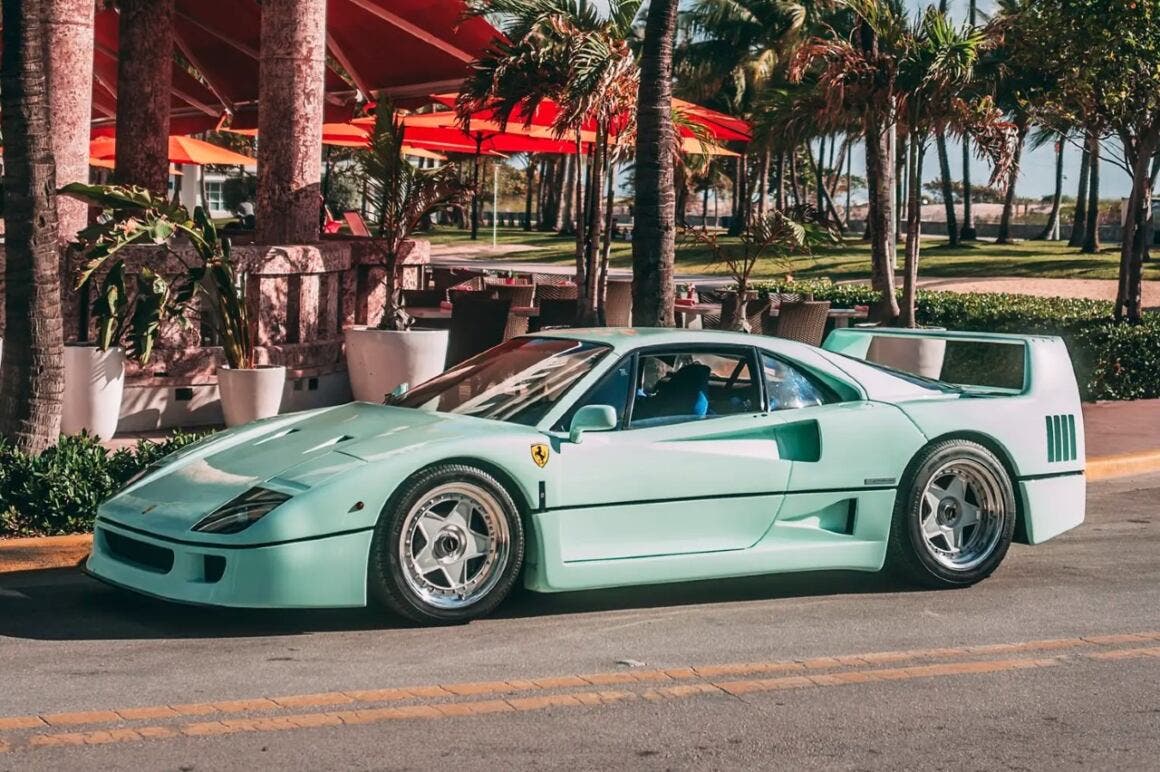 Ferrari F40 Mint green