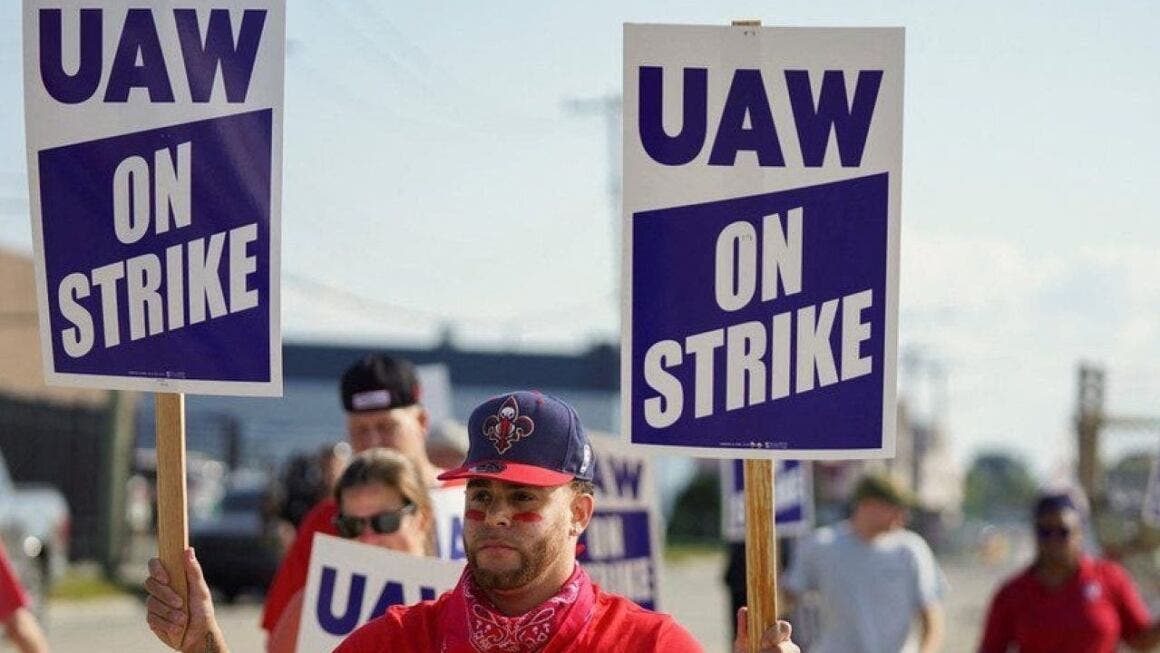 UAW on strike