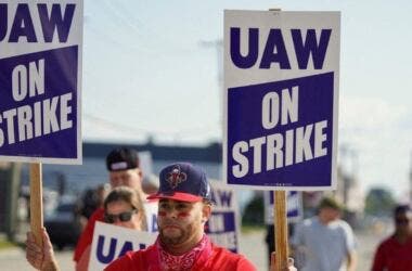 UAW on strike