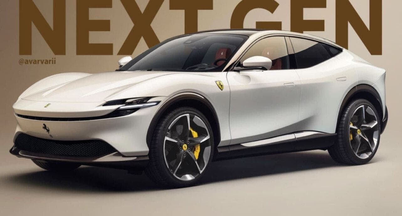 Ferrari EV render