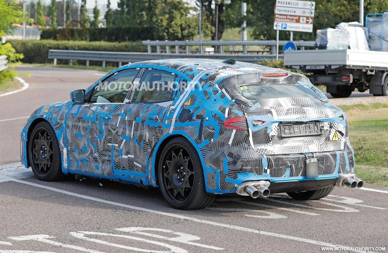 Ferrari EV spy photo