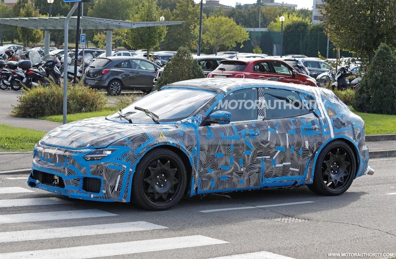 Ferrari EV spy photo