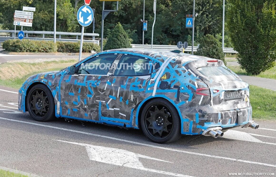 Ferrari EV spy photo