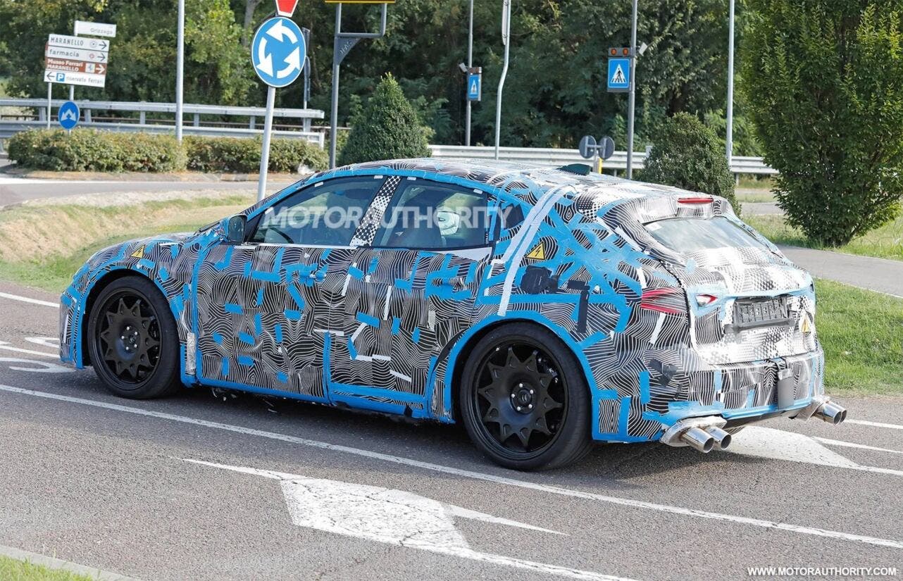 Ferrari EV spy photo