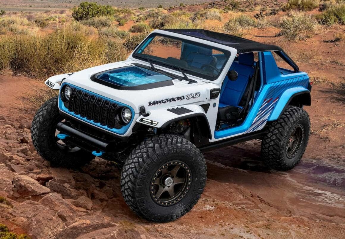 Jeep Wrangler EV Magneto Concept