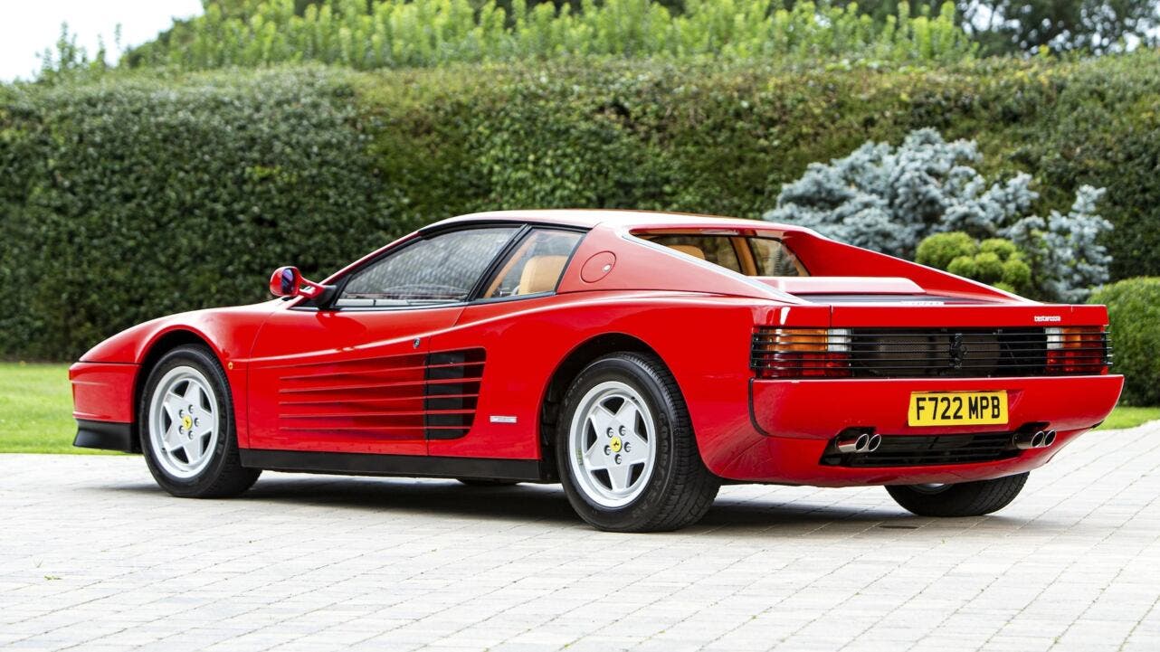 Nigel Mansell Ferrari Testarossa