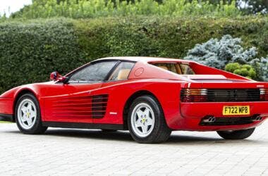 Nigel Mansell Ferrari Testarossa