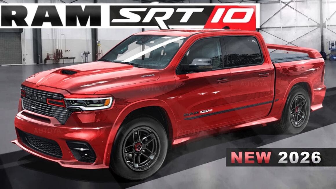 RAM SRT-10 2026 render