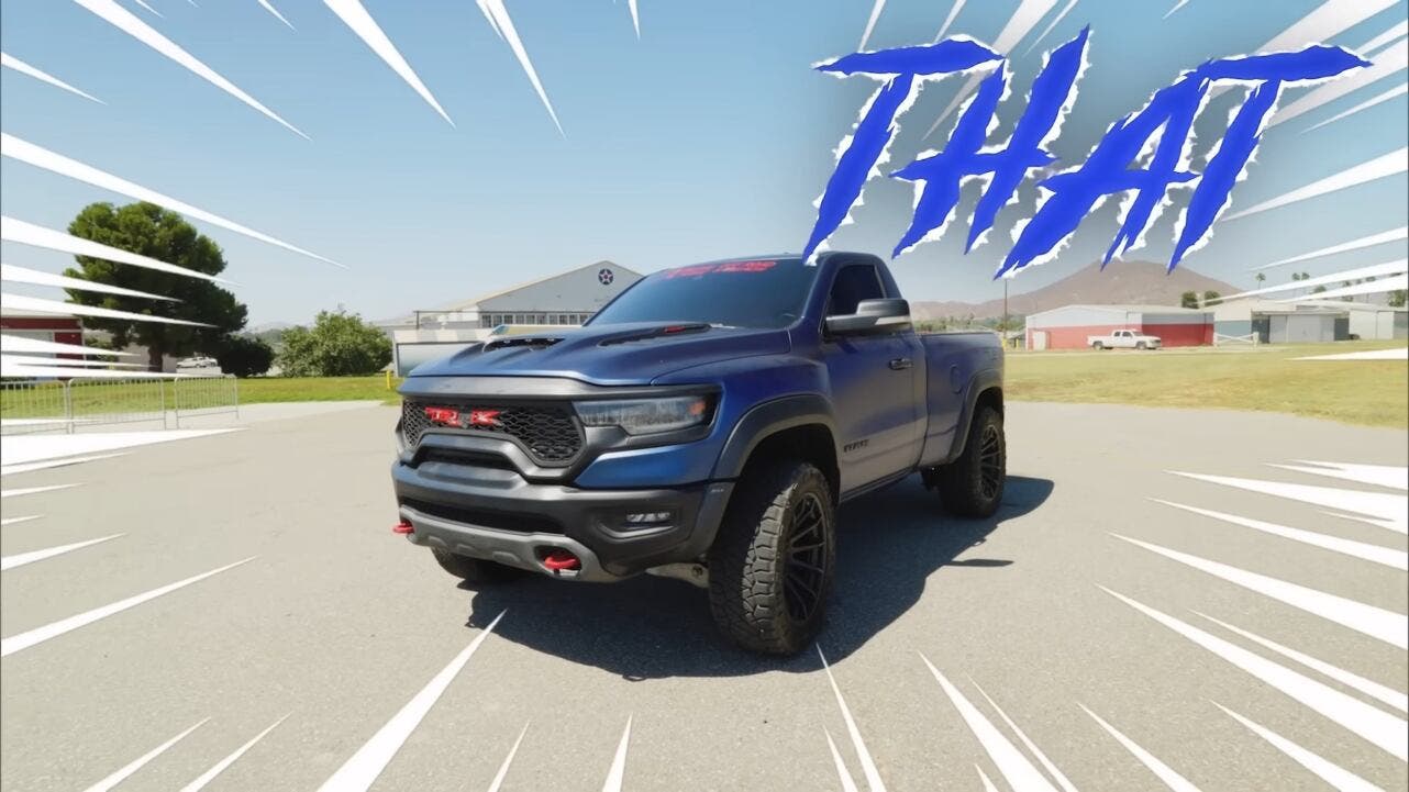 RAM TRX drag race