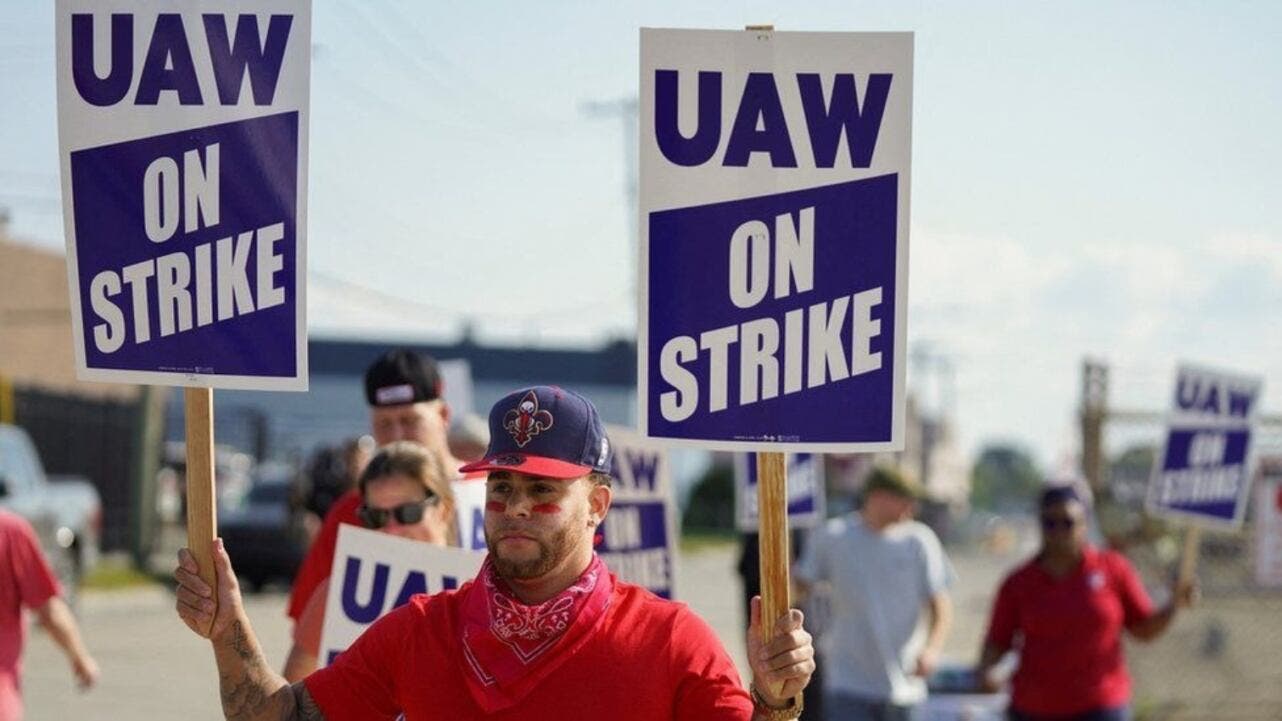 UAW on strike