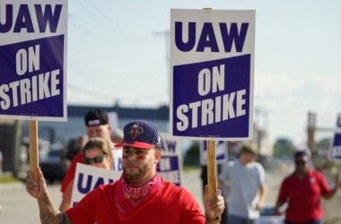 UAW on strike