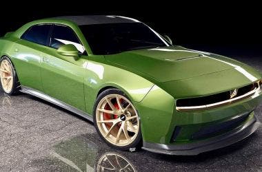 2025 Dodge Charger SIXPACK digitally revisited Abimelec Arellano F8 Green