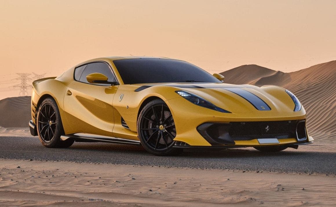 Ferrari 812 Competizione at Dubai auction