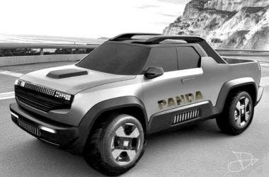 Fiat Panda Pickup render