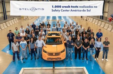 1,000 crash tests conducted at Betim Safety Center