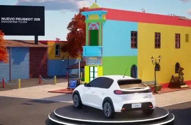 New Peugeot 208 in Argentina arrived in Fortnite