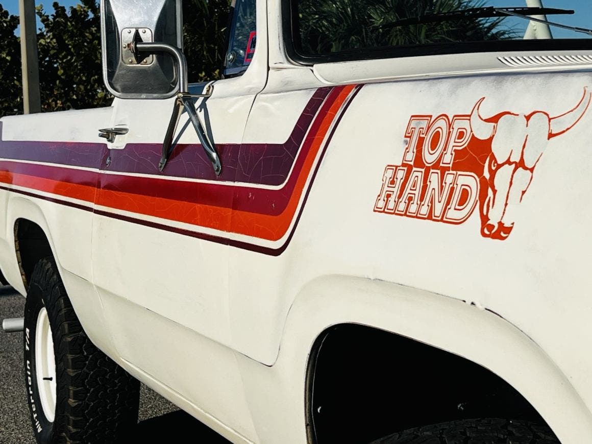 1978 Dodge Ramcharger Top Hand