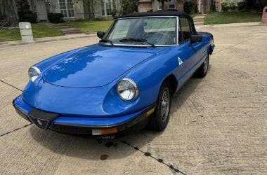 1986 Alfa Romeo Spider Graduate