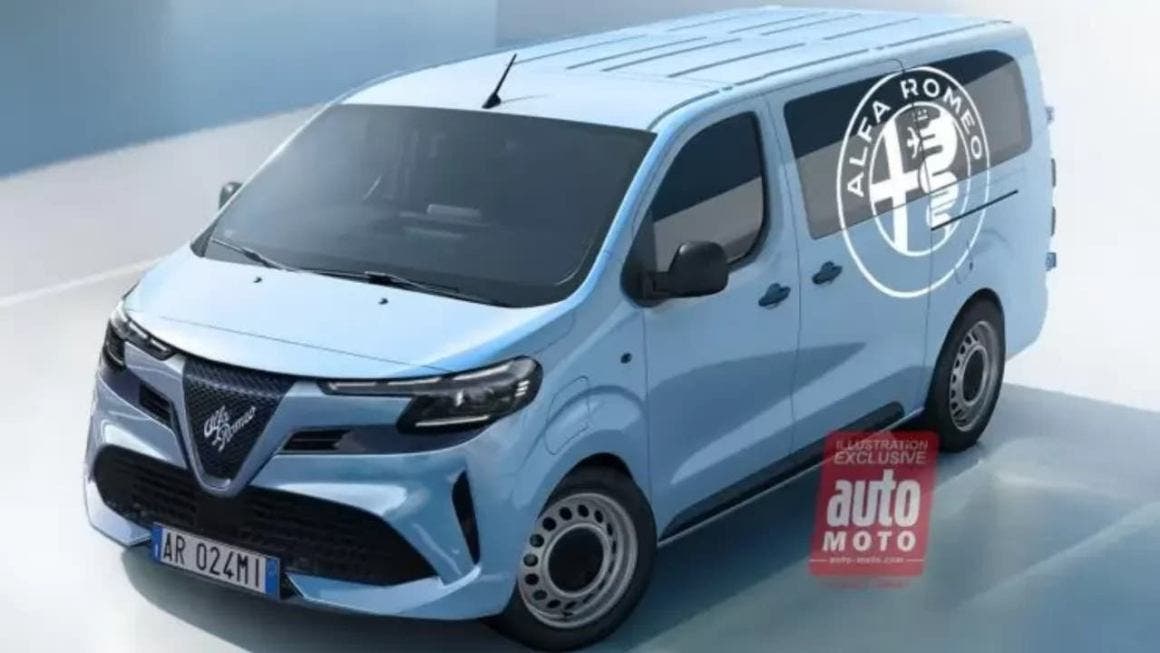 Alfa Romeo commercial vehicle render