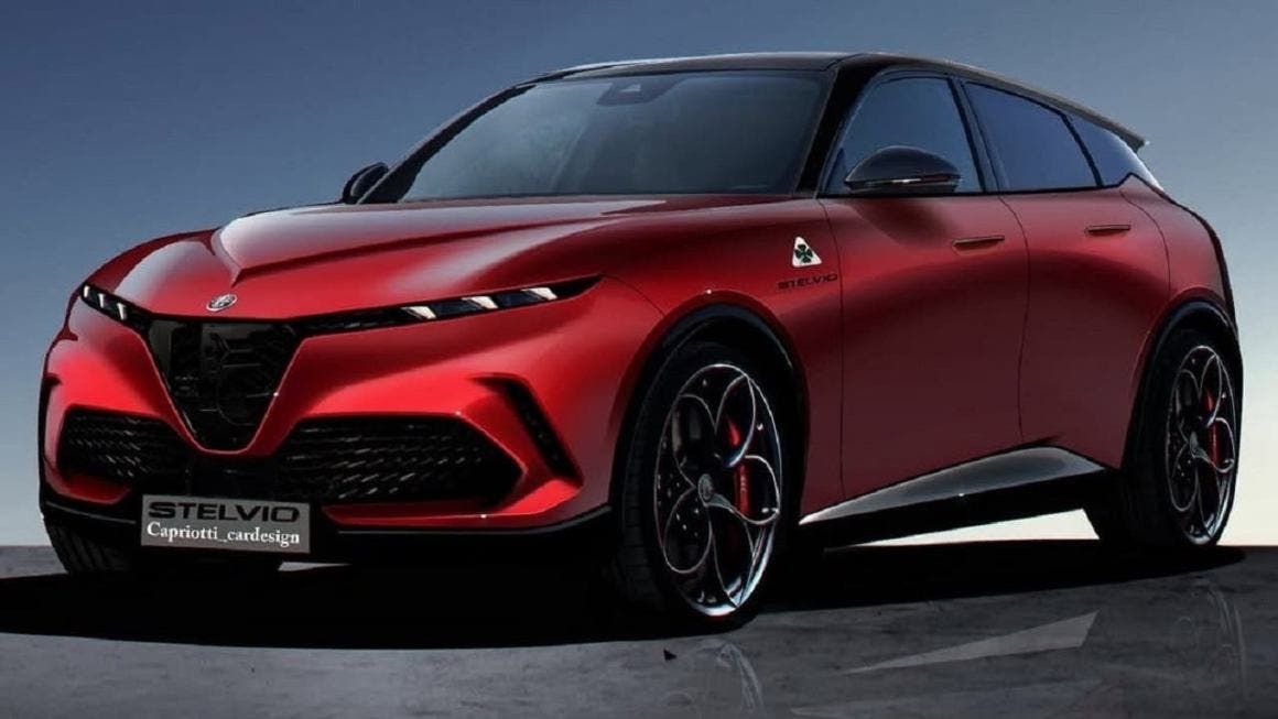 New Alfa Romeo Stelvio render 2025