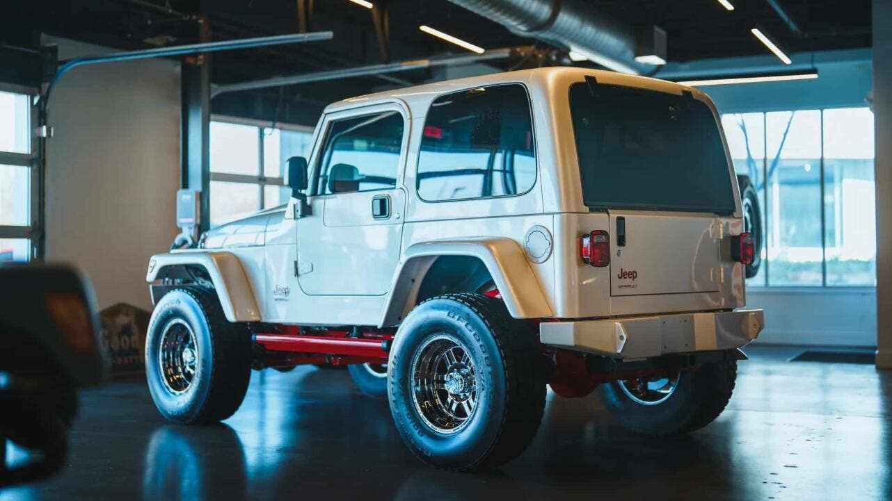 Jeep Wrangler TJ with Dodge Viper engine