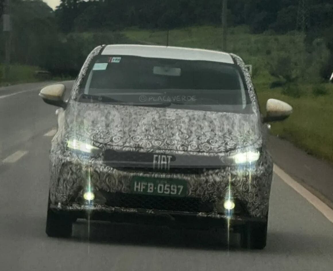 Fiat Argo restyling prototype Brazil