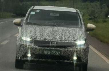 Fiat Argo restyling prototype Brazil