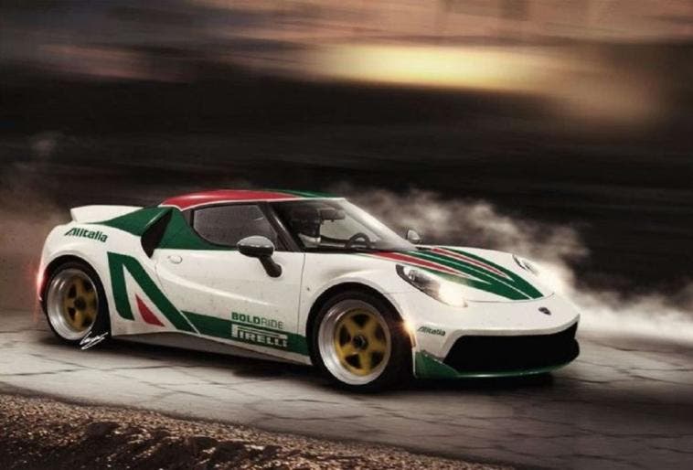 Lancia Stratos render Hansen Art