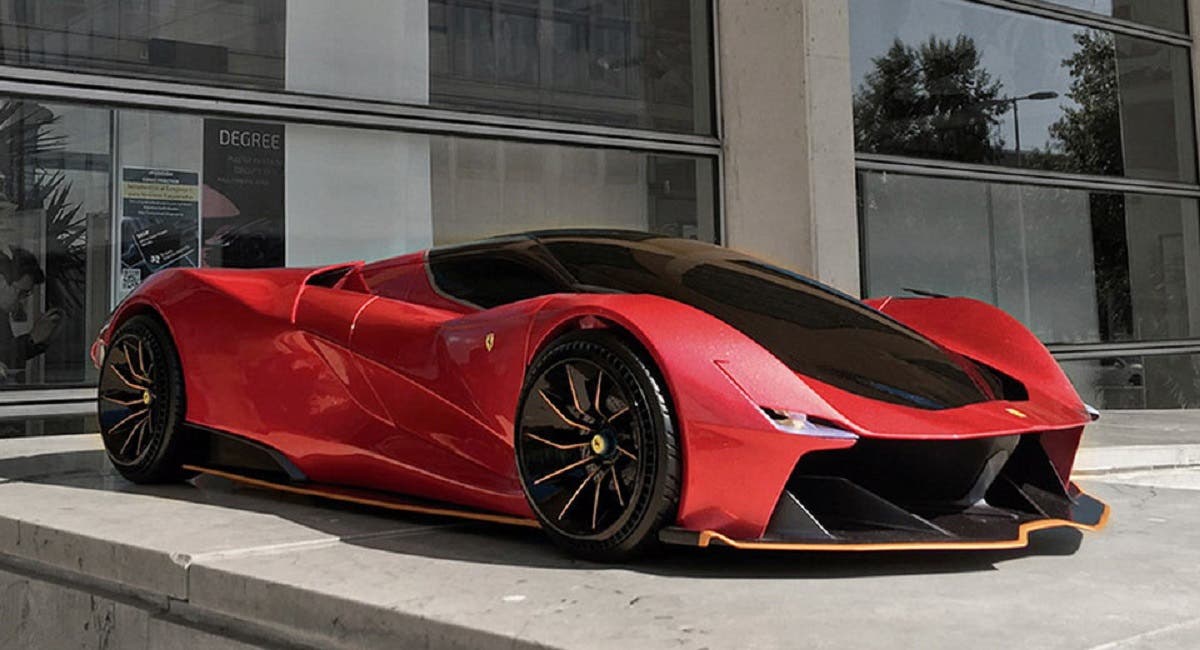 Ferrari F25 Concept l'hypercar Full Electric di Maranello immaginata