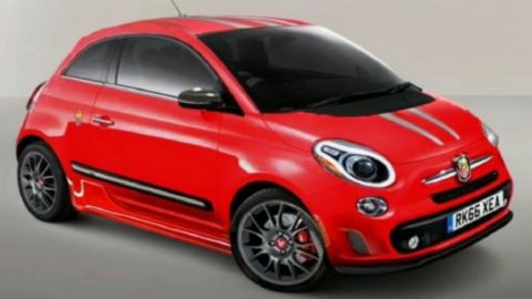 Nuova Fiat 500e render