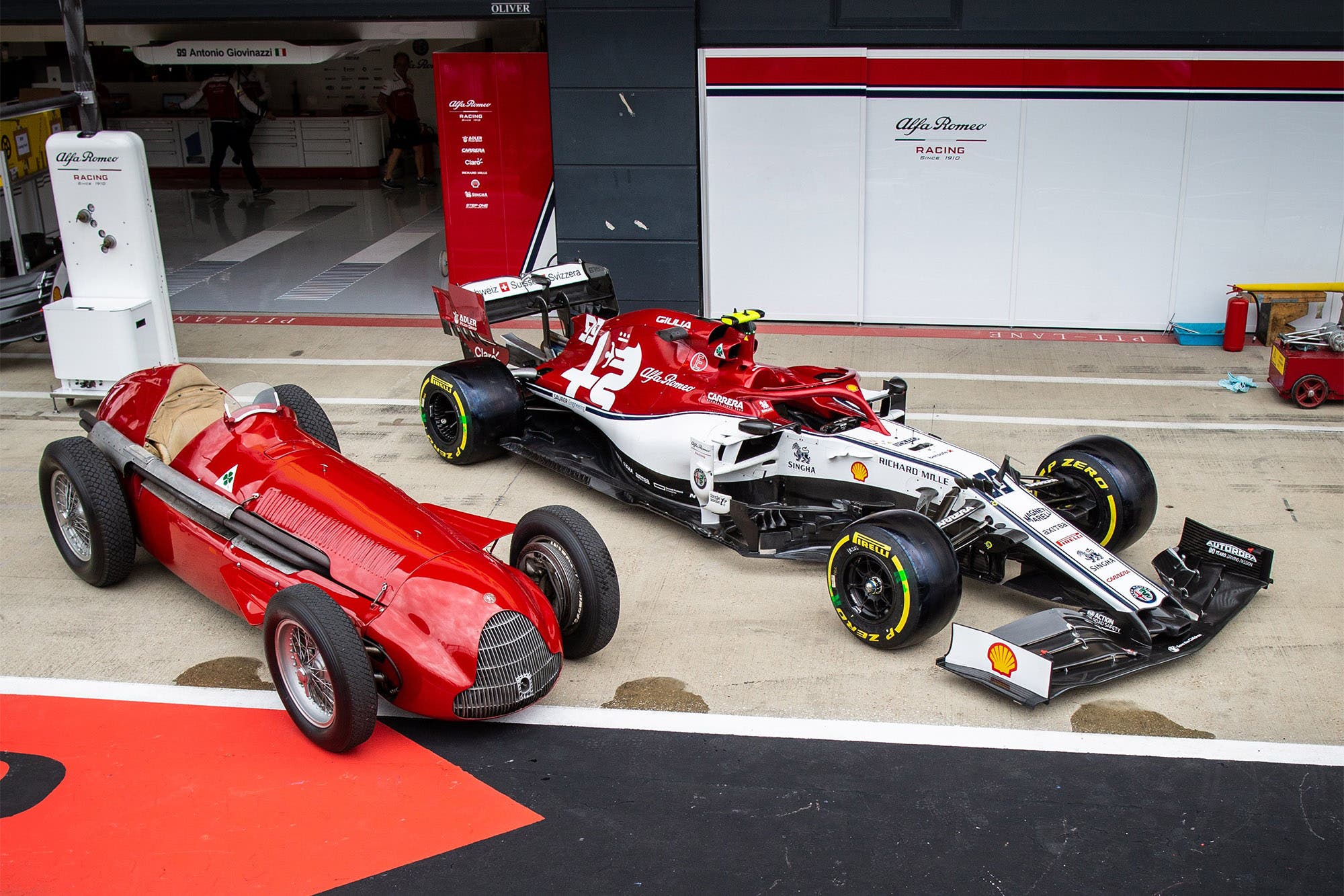 Raikkonen Sfila Su Alfa Romeo Gp Tipo 159 Alfetta Le Foto Clubalfa It