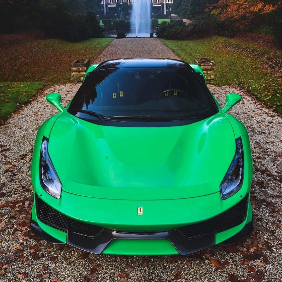 Р—РµР»РµРЅС‹Р№ Ferrari 488 pista