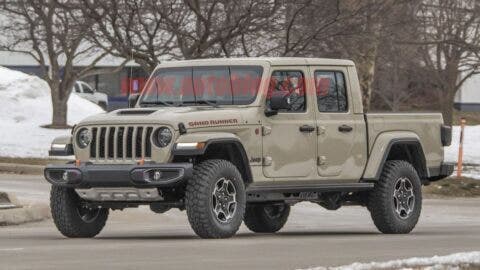 Jeep Gladiator Sand Runner foto spia