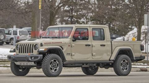 Jeep Gladiator Sand Runner foto spia