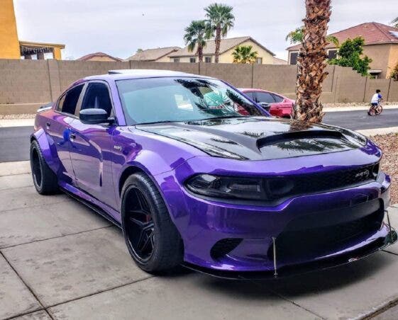 Dodge Charger Srt Hellcat Ecco Un Esemplare Widebody Home Made