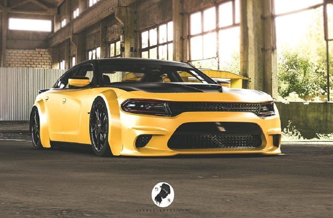 Dodge Charger Srt Hellcat Immaginata In Una Versione Widebody Ancora Più Estrema Clubalfait 4230