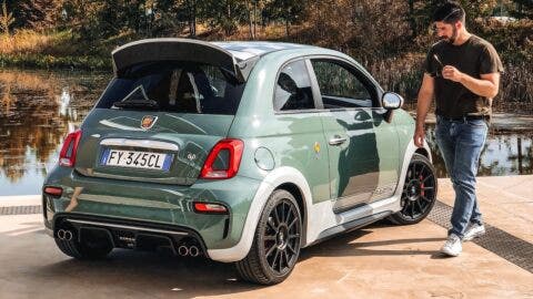 Abarth 695 70° Anniversario spoiler Assetto Variabile