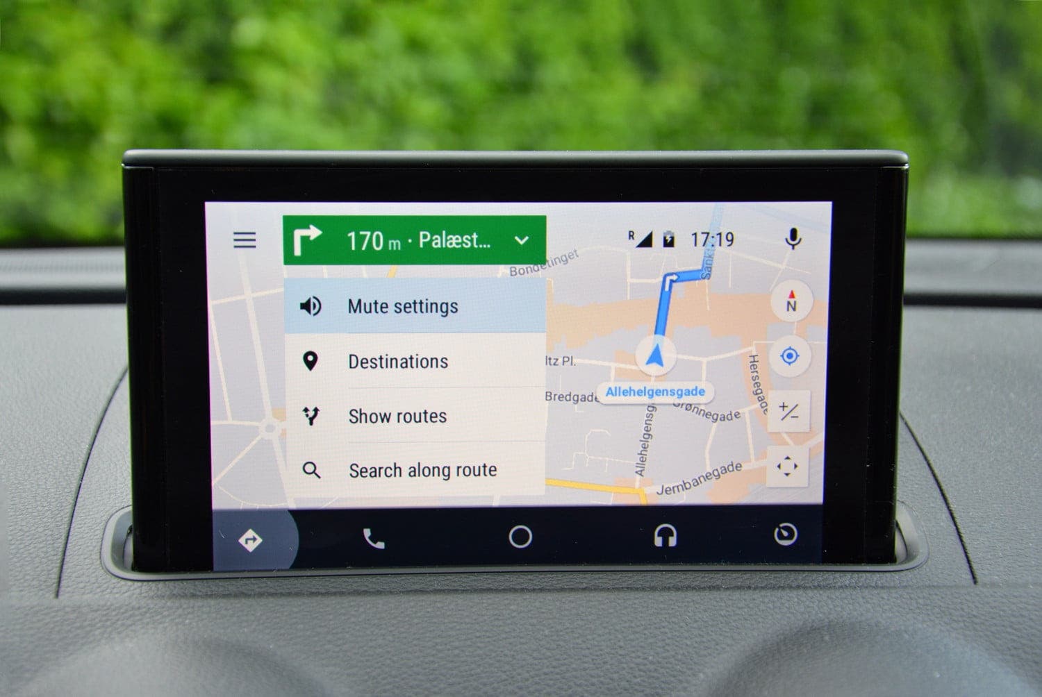 android auto google maps satellite view