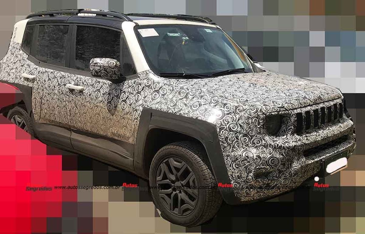 Jeep Renegade 2023 Proseguono I Test Sul Nuovo Restyling Foto Spia