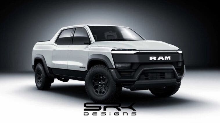 Ram 1500 BEV render